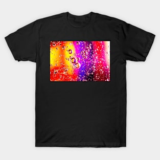 Purple and Yellow Oil and Water T-Shirt